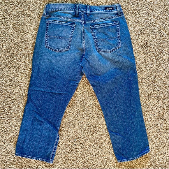 Lucky Brand Classic Rider Crop Jeans - Picture 1 of 10